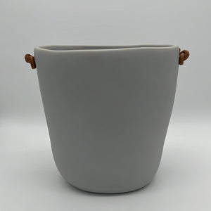 Tina Frey Champagne Bucket w/ Leather Handles