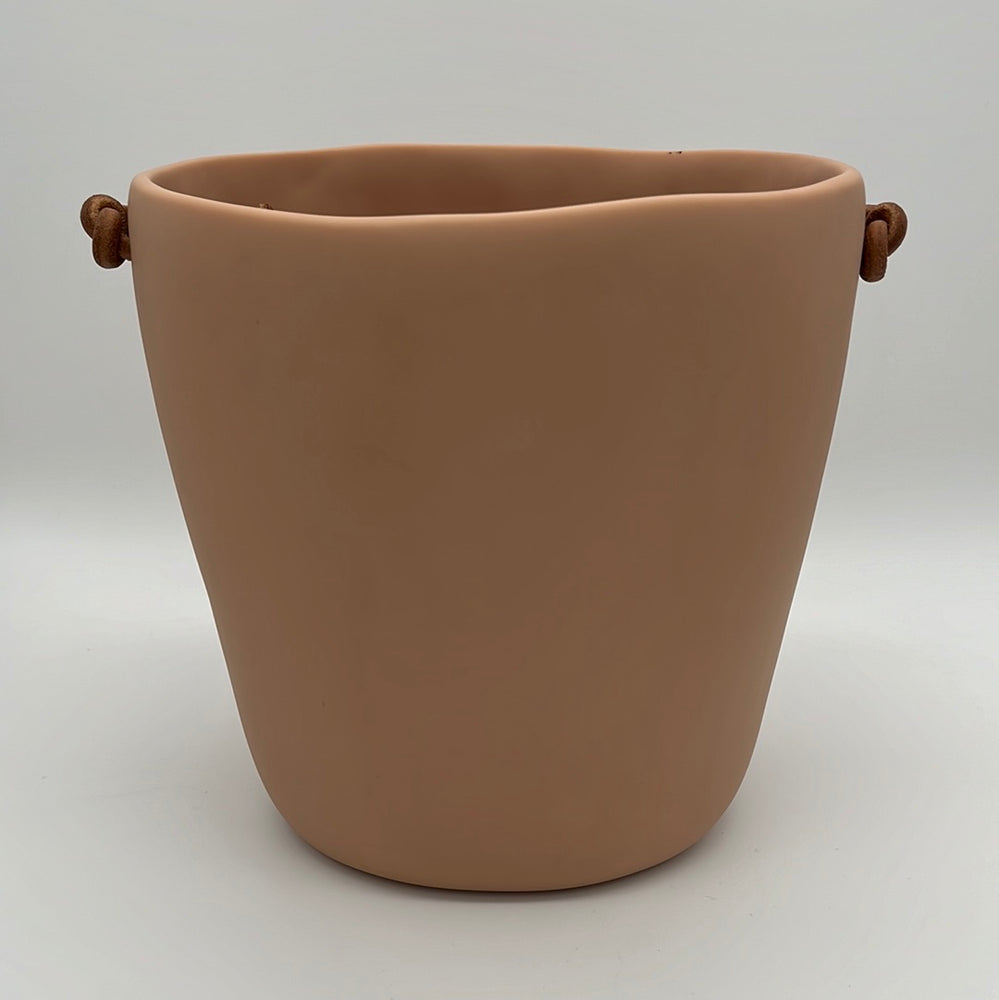 Tina Frey Champagne Bucket w/ Leather Handles