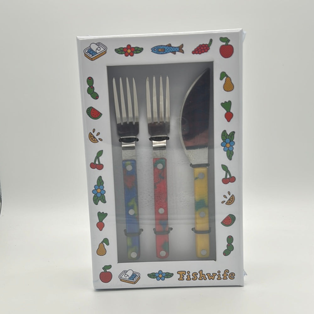 Fishwife Fish Fork & Knife Set
