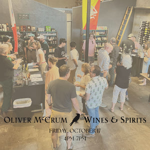 October 17 | OLIVER MCCRUM | Exclusive Wine Tasting Event!